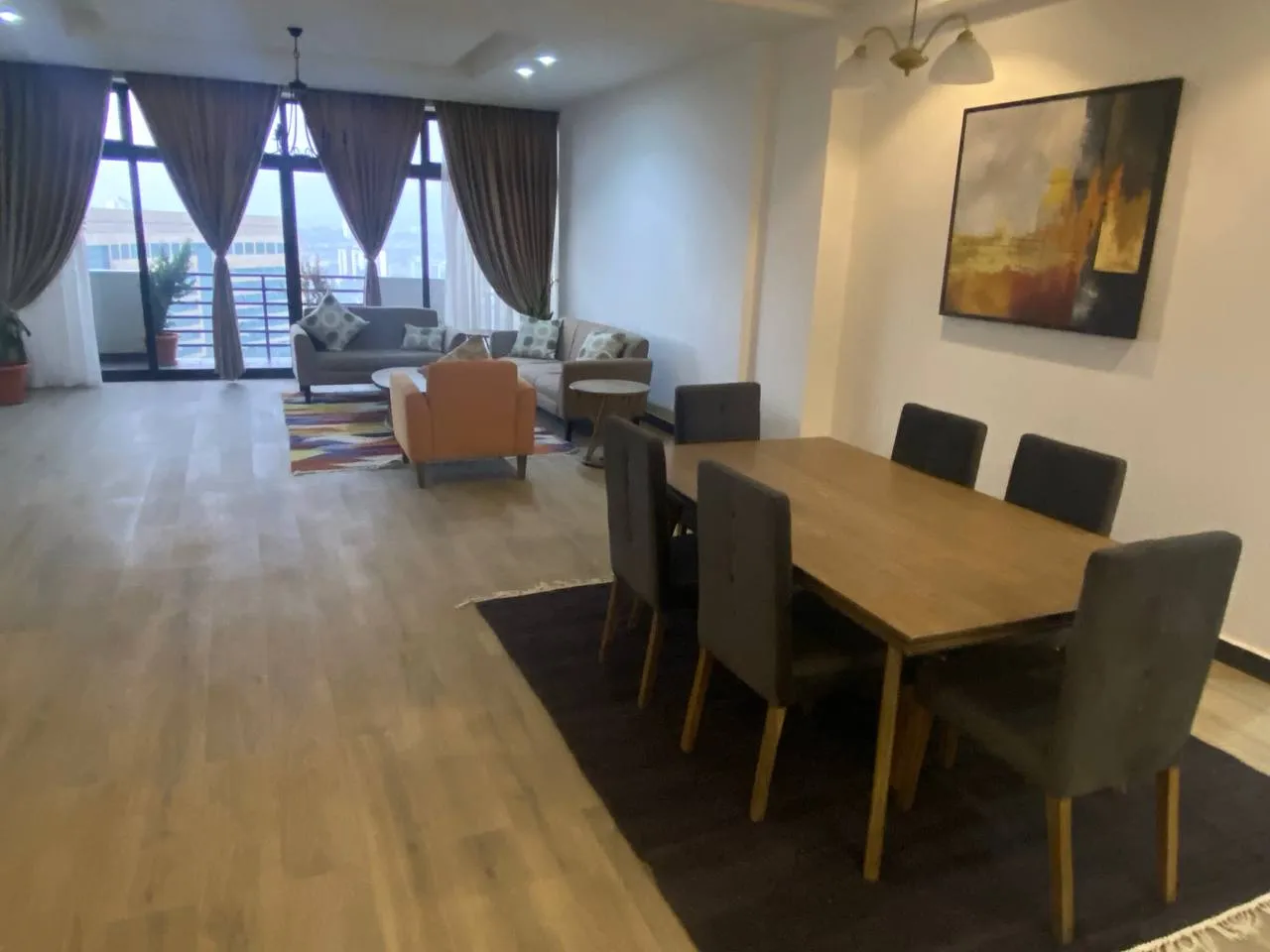 Spacious 3-Bedroom Furnished Apartment for Rent in Sarbet, Addis Ababa - Near AU 