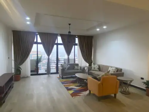 Spacious 3-Bedroom Furnished Apartment for Rent in Sarbet, Addis Ababa - Near AU 